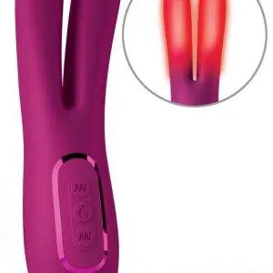 JimmyJane Solis Ascend 2 PRO – Silikon Vibrator mit Wärme und 2 Motoren – A