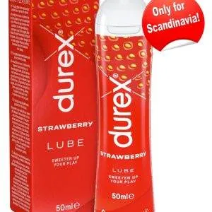 Durex Strawberry - 50 ml, zuckerfreies Gleitgel – B