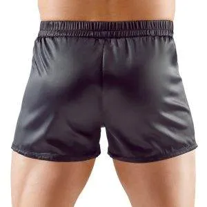Svenjoyment Schwarze Satin Pants - Leger geschnitten - 100% Polyester - Elastischer Komfortbund Svenjoyment Schwarze Satin Pants - Lässig leger mit Stil – Rückseite