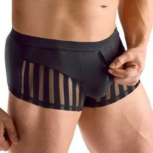 Svenjoyment Herren Reißverschluss-Pants in Schwarz Svenjoyment Herren Pants mit erotischem Reißverschluss, Größe L, Schwarz – B