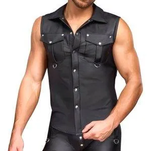 NEK Mattlook Shirt in Schwarz NEK Damen Mattlook Tank Top in Schwarz – B