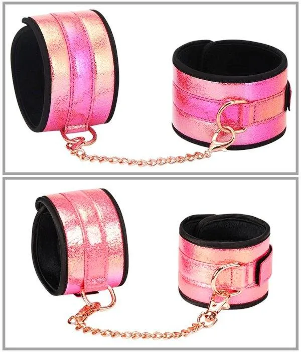 Liebe Seele Vivid Sakura Bondage-Set in Glossy Pink, 8-teilig Liebe Seele Vivid Sakura Bondage-Set in Glossy Pink, 8-teilig – D