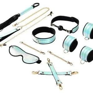 Liebe Seele Vivid Sorairo Bondage-Set in Glossy Skyblue – A