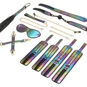 Liebe Seele Vivid Niji Bondage-Set Glossy Rainbow Liebe Seele Vivid Niji Bondage-Set Glossy Rainbow – B