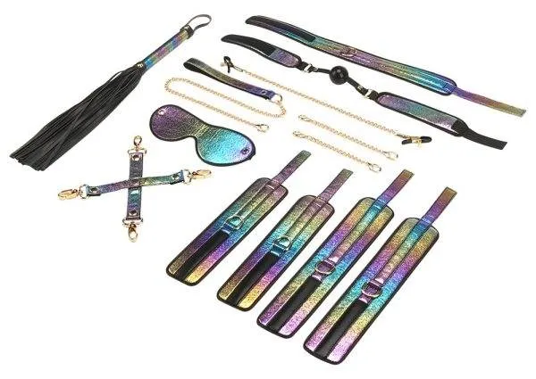 Liebe Seele Vivid Niji Bondage-Set Glossy Rainbow – B