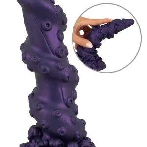 Beasty Cocks Octopus Prime Dildo - Metallic-Optik, Liquid Silicone, 20,2 cm – A
