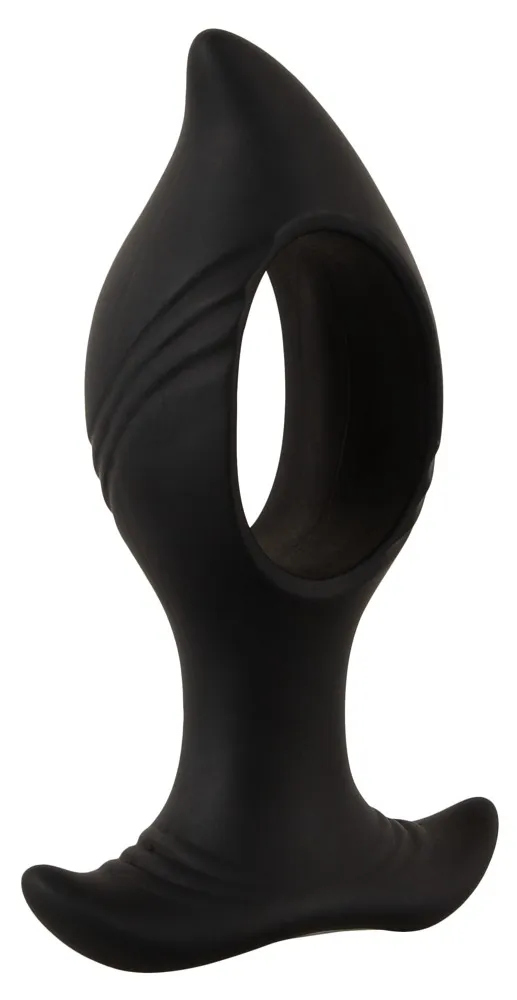 ANOS RC Butt Plug mit Loch und intensiven Vibrationen, schwarz, Größe L ANOS RC Butt Plug mit Loch und intensiven Vibrationen, schwarz, Größe L – C