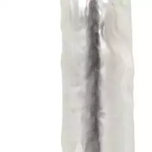 Crystal Clear Transparenter Vibrator - Flexibler Naturvibrator mit Saugfuß und 10 Vibrationsmodi, wiederaufladbar (24,5 cm) Crystal Clear Transparenter Vibrator - Flexibler Naturvibrator mit Saugfuß und 10 Vibrationsmodi, wiederaufladbar (24,5 cm) – D