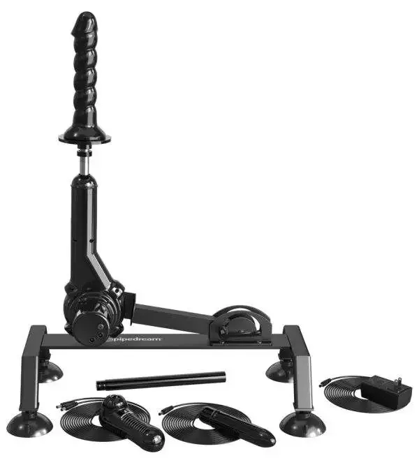 Fetish Fantasy Series Body Dock Pro Sex Machine - Stoßmaschine inkl. Dildo & Minivibrator - Kompaktes Format - Fernbedienung Fetish Fantasy Series Body Dock Pro Sex Machine - Stoßmaschine inkl. Dildo & Minivibrator - Kompaktes Format - Fernbedienung – D