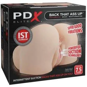 PDX Elite Automatic Mega Masturbator Back That Ass Up - Masturbator mit Saugfunktion und Vibration – Verpackung