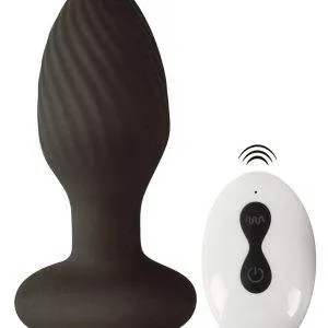 ANOS Vibro-Analplug RC Rotating Butt Plug - Rot, Größe M – A
