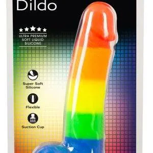 You2Toys Silicone PRIDE! Regenbogen Dildo - 21 cm – Verpackung