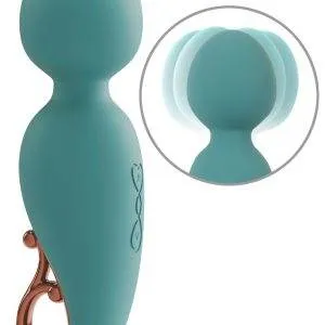 You2Toys The Magician - Luxuriöser Wand Vibrator, USB-wiederaufladbar, 16 Vibrationsmodi, Silikon, Schwarz – A