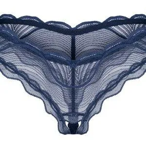 Obsessive Nightly Blue Riostring ouvert - Blau-in-Blau, Größe S/M Obsessive Riostring ouvert Nightly Blue – Hollow B