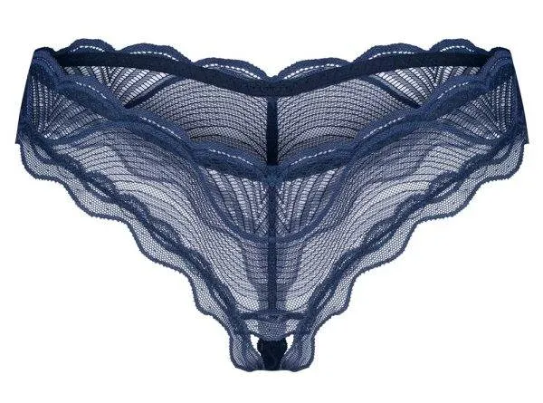 Obsessive Nightly Blue Riostring ouvert - Blau-in-Blau, Größe S/M Obsessive Riostring ouvert Nightly Blue – Hollow B
