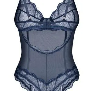 Obsessive Transparenter Body ouvert Nightly Blue - S, Blau Obsessive Transparenter Body ouvert Nightly Blue - S, Blau – Hollow Rückseite