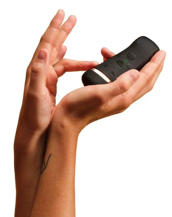 The Handy Oh! Smart Vibrator - Interaktiver Auflegevibrator mit Schallwellen-Vibrationen in Silber The Handy Oh! Smart Vibrator - Interaktiver Auflegevibrator mit Schallwellen-Vibrationen in Silber – C