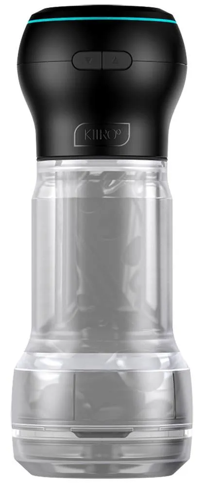 Kiiroo Combo-Set: Feel Pocket Stroker Crystal mit PowerBlow Saug-Aufsatz Kiiroo Combo-Set: Feel Pocket Stroker Crystal mit PowerBlow Saug-Aufsatz – B