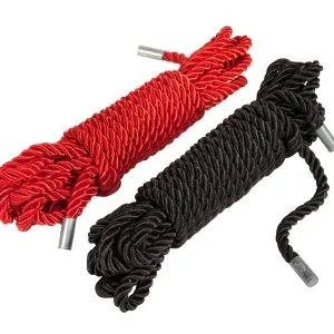 LustBondage Seil Set - Rot/Schwarz, 5m LustBondage Seil Set - Rot/Schwarz, 5m – A