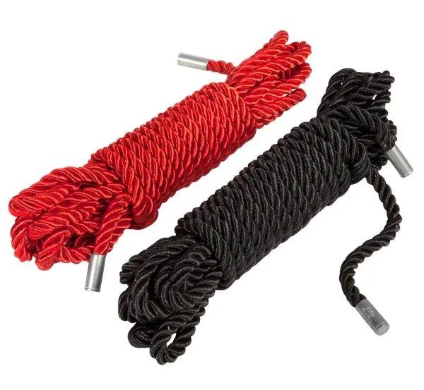 LustBondage Seil Set - Rot/Schwarz, 5m LustBondage Seil Set - Rot/Schwarz, 5m – A
