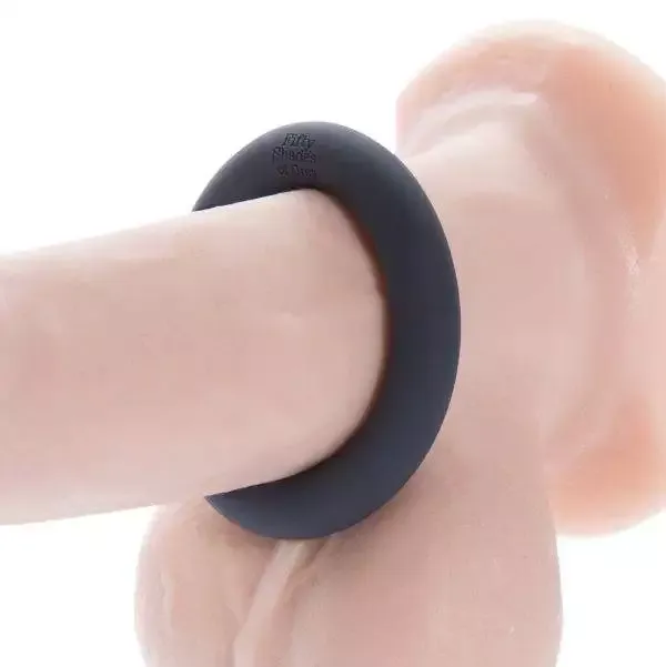 Lustiges Herrensilikon-Penisring Ø 3,5 cm in Grau Lustiges Herrensilikon-Penisring Ø 3,5 cm in Grau – Det