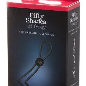 StarkRise Penisringe mit Schiebeverschluss, Grau, Silikon, 29 cm – Verpackung