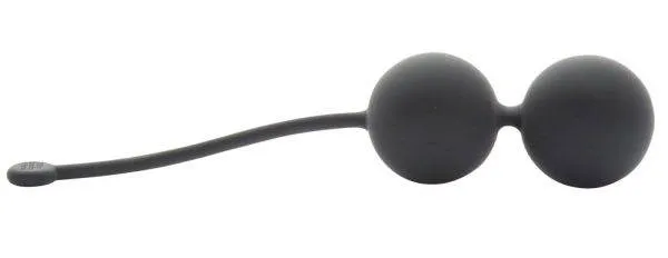 Loveball-Duo mit elastischem Rückholbändchen - 70 g, Silikon Loveball-Duo mit elastischem Rückholbändchen - 70 g, Silikon – B