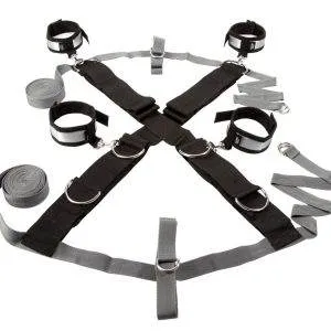Fifty Shades of Grey Kreuz-Bettfesseln - Bettfreuden Set Fifty Shades of Grey Kreuz-Bettfesseln - Bettfreuden Set – A