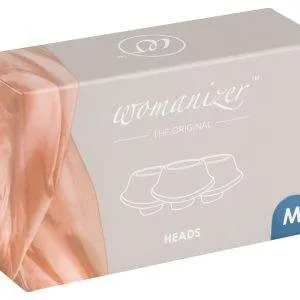 Womanizer - Hygienischer Aufsatz 3er Set Größe M, Silikon – Verpackung