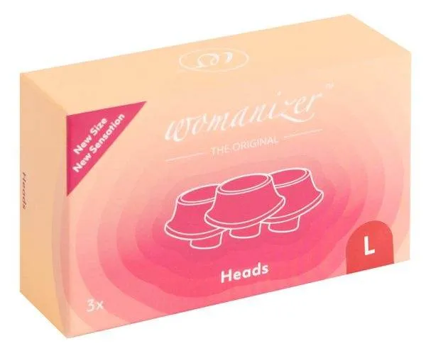 Womanizer Silikon Aufsatz Set - 3 Stück Größe L – Verpackung Womanizer Silikon Aufsatz Set - 3 Stück Größe L – Verpackung