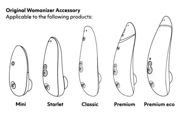 Womanizer Aufsatzset L Silikon 3er Pack Womanizer Aufsatzset L Silikon 3er Pack – C