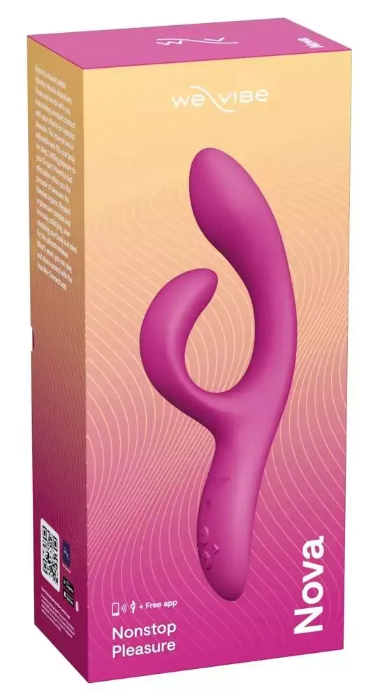 We-Vibe Nova 2 Rabbitvibrator - Flexibler Allround-Beglücker in Pink – Verpackung