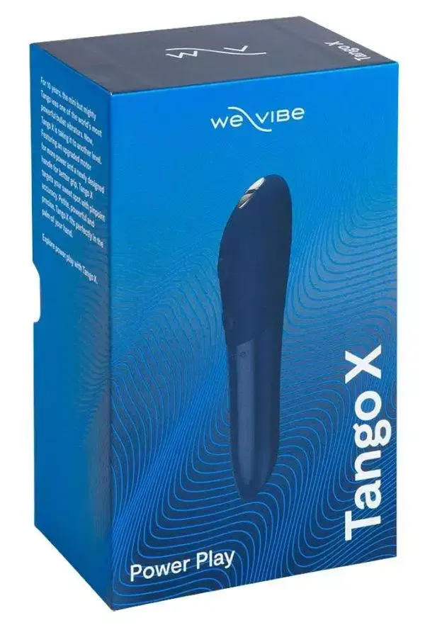 We-Vibe Tango X - Leistungsstarker Mini-Vibrator mit 8 Geschwindigkeiten und 7 Vibrationsmodi – Verpackung