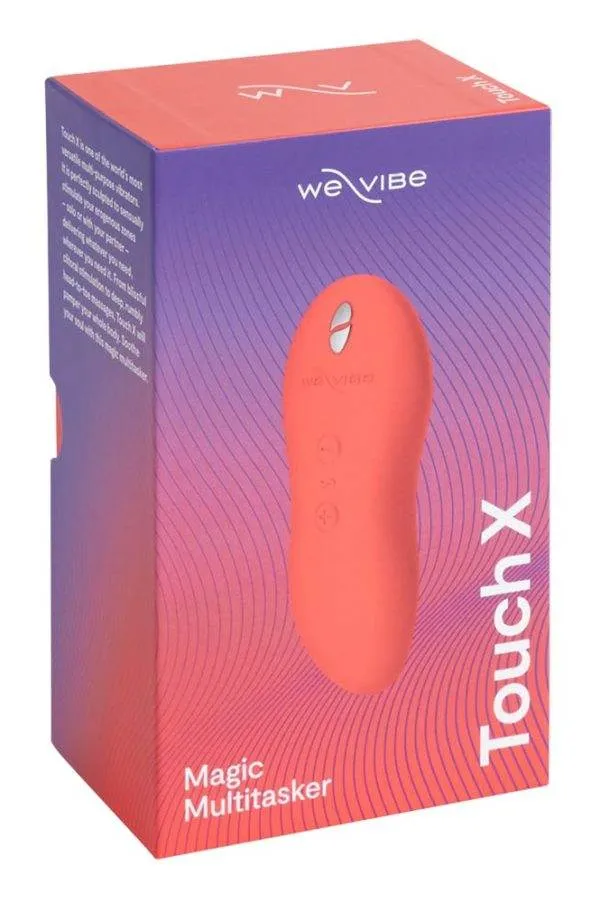 We-Vibe Touch X - leistungsstarker Vibrator, wasserdicht, mit Tastensperre, inkl. Aufbewahrungsbeutel und Gleitgelprobe – Verpackung We-Vibe Touch X - leistungsstarker Vibrator, wasserdicht, mit Tastensperre, inkl. Aufbewahrungsbeutel und Gleitgelprobe – Verpackung