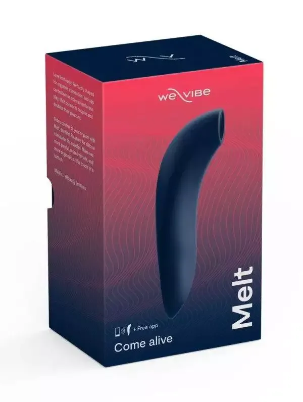 We-Vibe Melt - Pulsator mit Pleasure Air™ Technologie, 12 Intensitäten, wiederaufladbar, wasserdicht, Silikon – Verpackung We-Vibe Melt - Pulsator mit Pleasure Air™ Technologie, 12 Intensitäten, wiederaufladbar, wasserdicht, Silikon – Verpackung