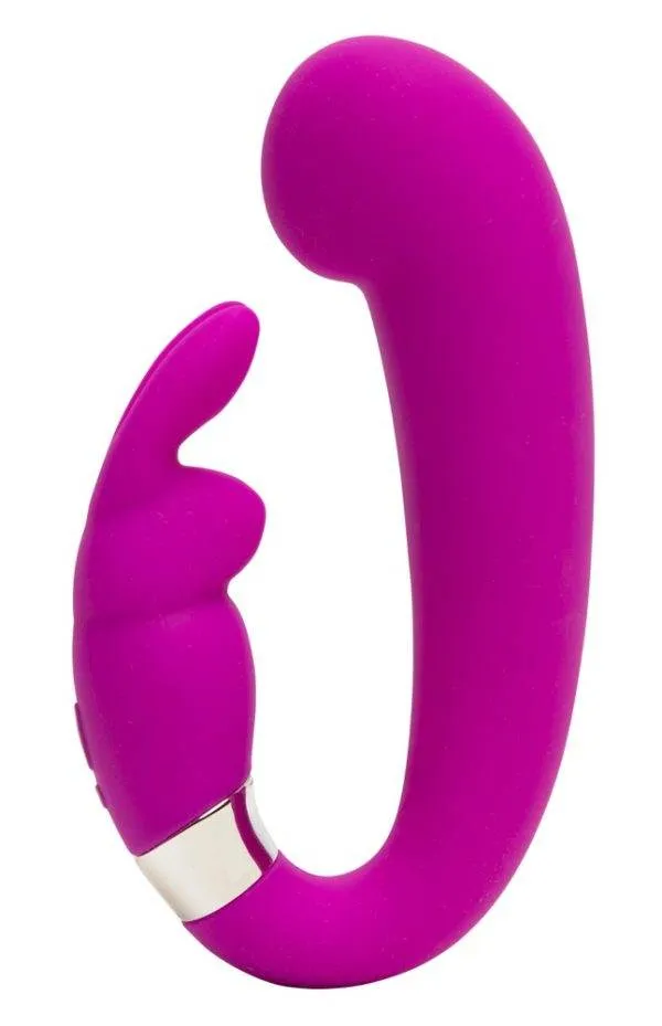 Happy Rabbits FlexiGasm Mini - Doppelvibrator mit G-Punkt-Stimulation - lila Happy Rabbits FlexiGasm Mini - Doppelvibrator mit G-Punkt-Stimulation - lila