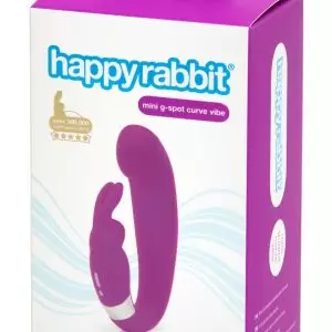 Happy Rabbits FlexiGasm Mini - Doppelvibrator mit G-Punkt-Stimulation - lila