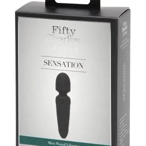 Fifty Shades of Grey Mini Wand Vibrator Sensation, wasserdicht, wiederaufladbar