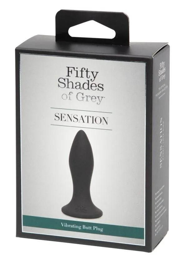 Fifty Shades of Grey Sensation Vibrating Butt Plug, schwarz, Ø 1,6 cm-2,5 cm – Verpackung Fifty Shades of Grey Sensation Vibrating Butt Plug, schwarz, Ø 1,6 cm-2,5 cm – Verpackung