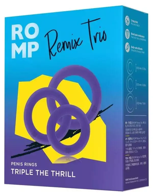 ROMP Penis- und Hodenring-Set 