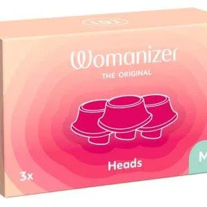 Womanizer NEXT Aufsatz Set, 3 Stück, Größe M, Silikon, PU – Verpackung