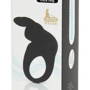 Happy Rabbits Vibro-Häschen Cock Ring - Silikon, wasserdicht, wiederaufladbar – Verpackung