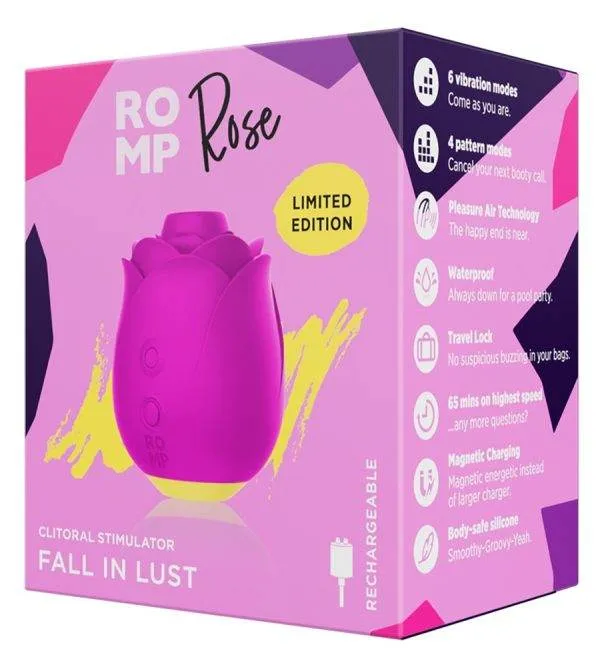 ROMP Limited Edition Pulsator Rose - Handlicher Orgasmus-Pulsator – Verpackung