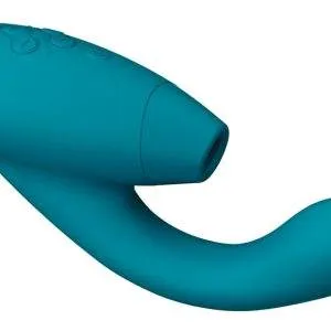 Womanizer DUO 2 - Intensiver G-Punkt-Stimulator und Klitorisstimulator, Wasserdicht, Wiederaufladbar, 20,3 cm, Schwarz – A