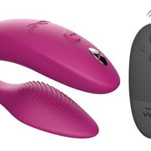 We-Vibe Sync 2 Paarvibrator - C-Form, 10 Vibrationsmodi, Blau – A