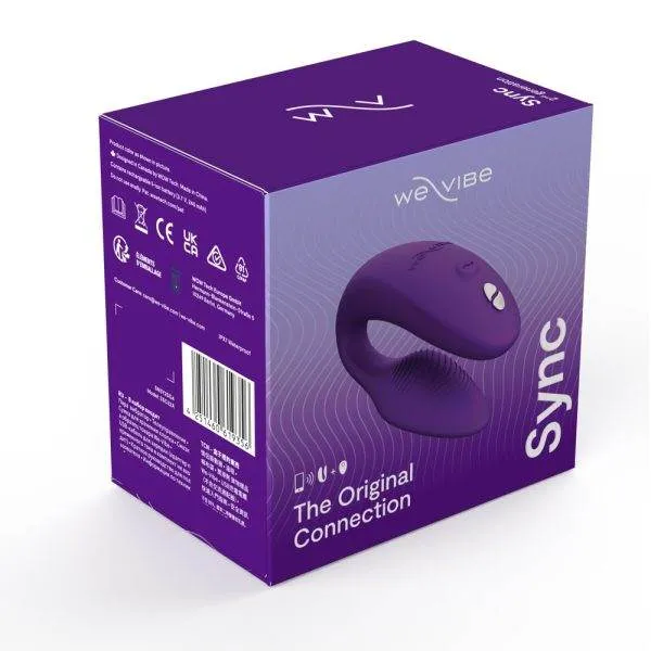 We-Vibe Sync 2 C-förmiger Paarvibrator - G-Punkt Stimulation - USB wiederaufladbar - wasserdicht – Verpackung We-Vibe Sync 2 C-förmiger Paarvibrator - G-Punkt Stimulation - USB wiederaufladbar - wasserdicht – Verpackung