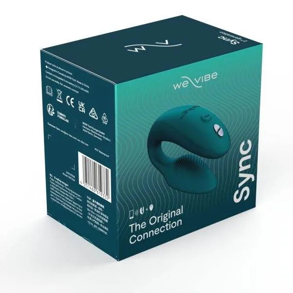 We-Vibe Sync 2 - C-förmiger Paarvibrator, 10 Vibrationsmodi, wasserdicht – Verpackung We-Vibe Sync 2 - C-förmiger Paarvibrator, 10 Vibrationsmodi, wasserdicht – Verpackung