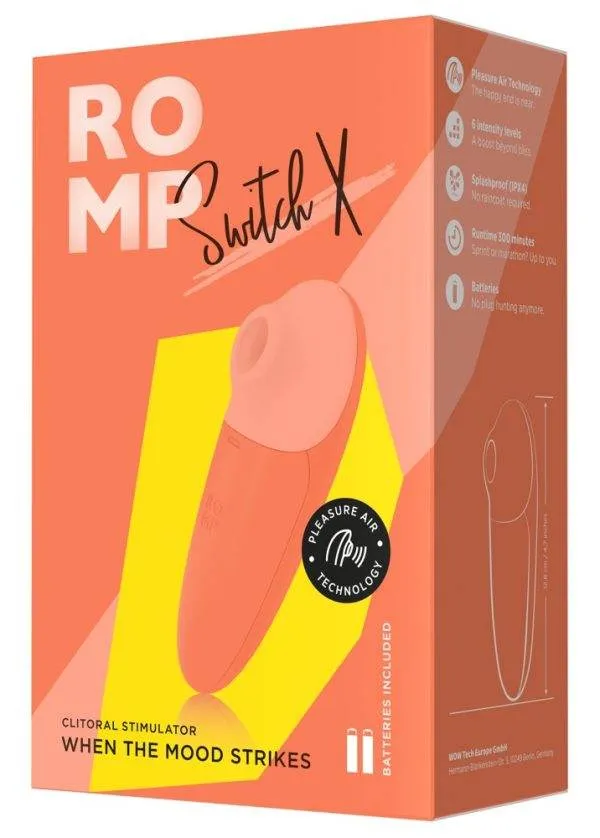 ROMP Switch X - Handlicher Pulsator für intensive Orgasmen – Verpackung ROMP Switch X - Handlicher Pulsator für intensive Orgasmen – Verpackung