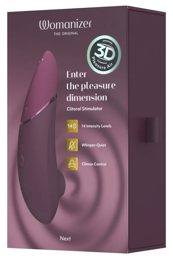Womanizer NEXT - 3D Pleasure Air Technologie (elegante Trendfarbe) – Verpackung
