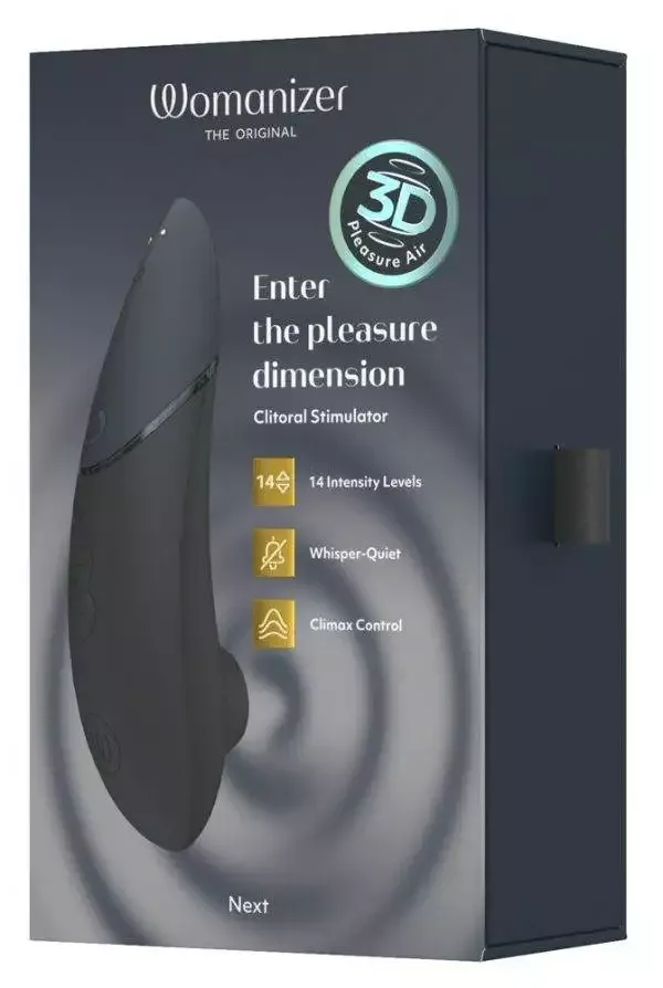 Womanizer NEXT - 3D Pleasure Air Technologie, Trendfarbe, wasserdicht, wiederaufladbar – Verpackung